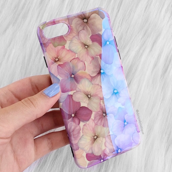 🌸4 for $10🌸 Purple floral iPhone iPhone 7 - X case - Picture 2 of 3